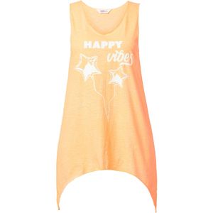 Angel of Style Top  neonoranje / wit