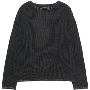 Pull&Bear Trui  zwart / wit