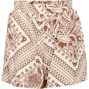 OBJECT Broek  ecru / bruin