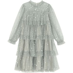 Cool Club Jurk  grijs / natuurwit