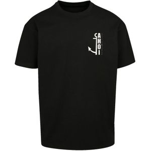 F4NT4STIC Shirt 'Ahoi Anker Knut & Jan Hamburg'  zwart / wit