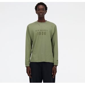 new balance Shirt 'Essentials'  groen / donkergroen