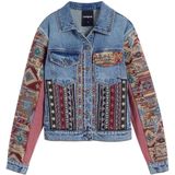 Desigual - Boho Spijkerjack - Trucker - Geborduurde Details