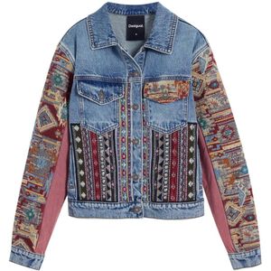 Desigual - Boho Spijkerjack - Trucker - Geborduurde Details