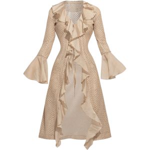 JIORO Gebreid vest 'ESSENTIALS'  beige