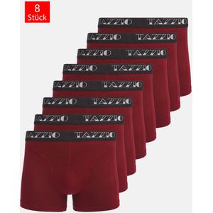 Tazzio - BS1000 - Boxershorts - Bordeaux - 8 Pack