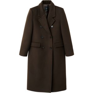 MANGO Tussenmantel 'Eye'  bruin