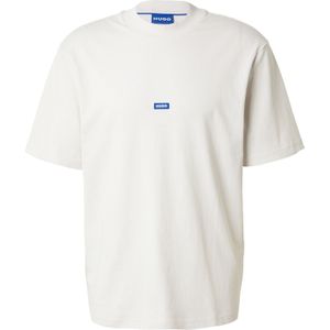 HUGO Shirt 'Nieros'  blauw / wit