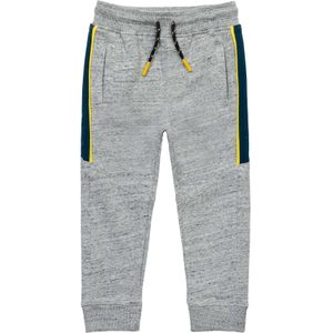 MINOTI Broek  neongeel / lichtgrijs / zwart