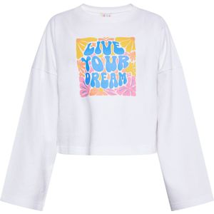 IZIA Sweatshirt  blauw / geel / pink / wit