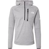 The North Face Mountain Athletics-fleecetrui Met Capuchon En Kwartrits Voor Heren Tnf Pale Grey Heather-meld Grey male