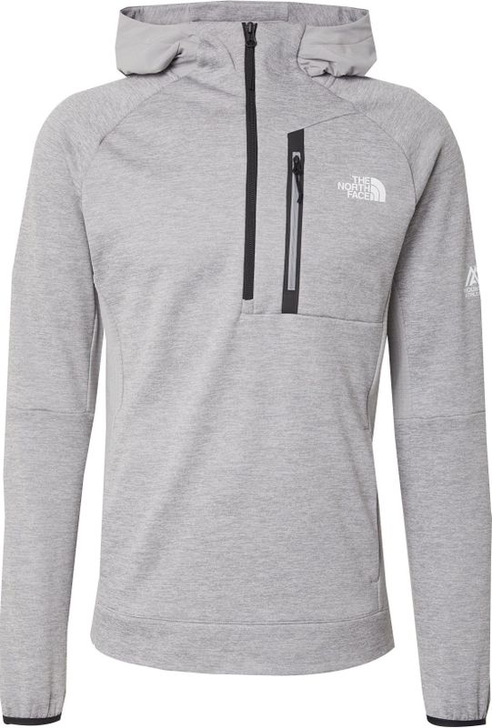 The North Face Mountain Athletics-fleecetrui Met Capuchon En Kwartrits Voor Heren Tnf Pale Grey Heather-meld Grey male