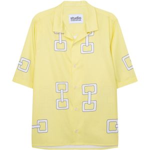 Studio Seidensticker Overhemd 'Studio'  geel / wit