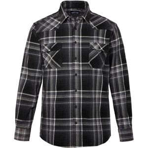 John F. Gee Overhemd  zwart / wit