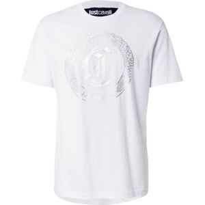 Just Cavalli Shirt  zilver / wit