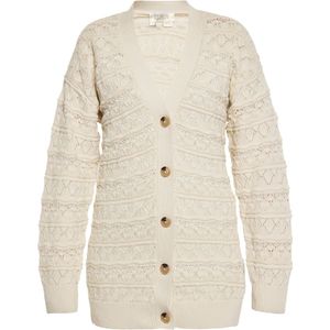 Gaya Gebreid vest  lichtbeige