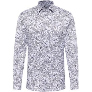 Eterna - Overhemd - Zwart - Slim fit - NON IRON (strijkvrij)