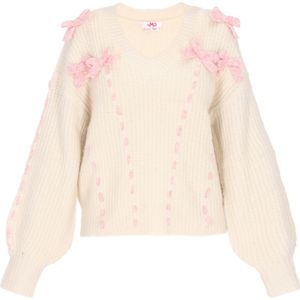 MYMO Oversized trui  lichtroze / offwhite