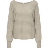 Onlibi - Gebreide Pullover - O-hals - Lange Mouwen - Volumineuze Mouwen