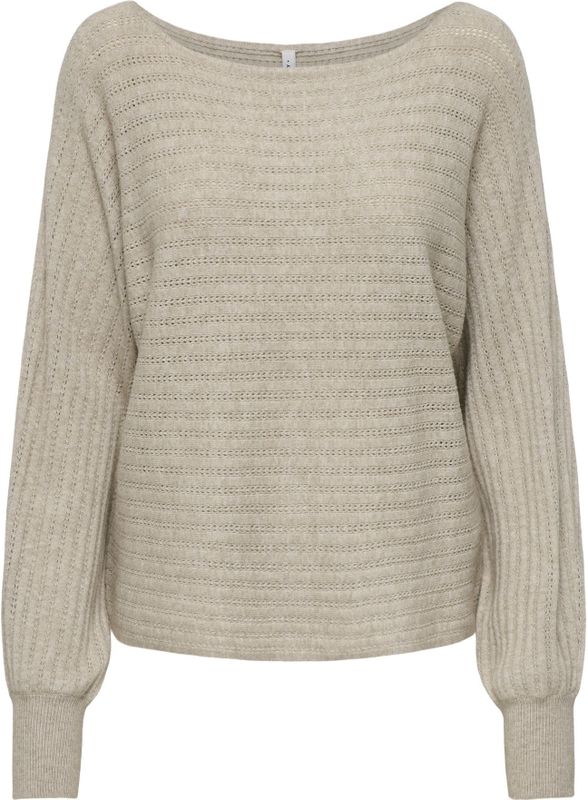 Onlibi - Gebreide Pullover - O-hals - Lange Mouwen - Volumineuze Mouwen
