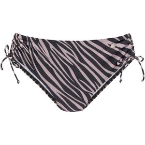 Look - Dierenprint - Bikinibroekje - Zwart - Polyamide