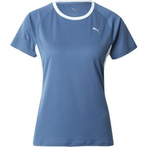 PUMA Functioneel shirt 'VELOCITY'  saffier / wit