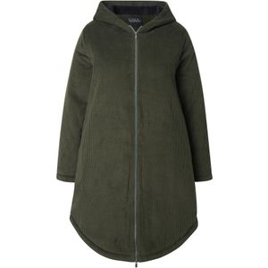 Ulla Popken Wintermantel  donkergroen