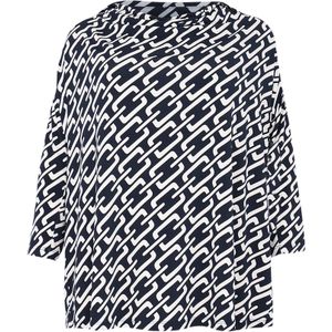 YOEK Tuniek  blauw / wit