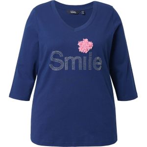 Ulla Popken Shirt  blauw / pink