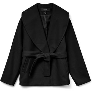 Vmanne - Jas - Omkeerbaar - Lange Mouwen - Riemsluiting - Volledig Gevoerd