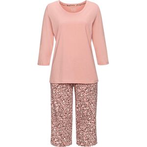 VIVANCE Pyjama  rosa / zwart / wit