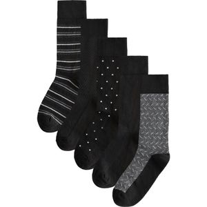 Next Sokken  grijs / lichtgrijs / zwart / wit