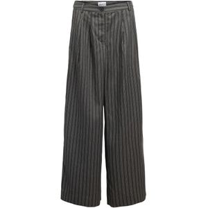 OBJECT Broek  grijs / wit
