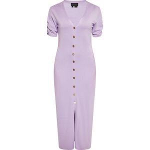 NAEMI Gebreide jurk  lavendel