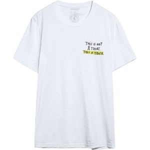 ARMEDANGELS Shirt  geel / zwart / wit