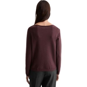 Marc O'Polo - Regular Fit - Gebreide Pullover - Effen - Katoenmix met Scheerwol