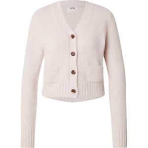 Monki Gebreid vest  pastelroze
