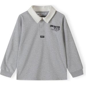 MINOTI Shirt  lichtgrijs / zwart / wit