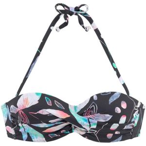 SUNSEEKER Bikinitop  turquoise / donkerblauw / lichtlila / rosa / wit