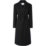 Yas - Kali - Jas - Lang - Mix van Vezels - Revers - Knoopsluiting