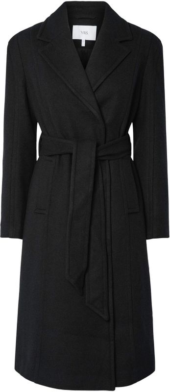 Yas - Kali - Jas - Lang - Mix van Vezels - Revers - Knoopsluiting