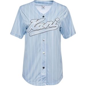 Karl Kani Blouse 'Varsity'  blauw / zwart / wit