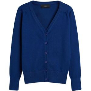 Next Gebreid vest  kobaltblauw
