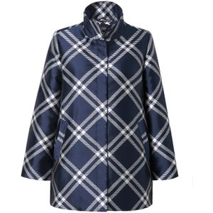 Ulla Popken Tussenjas  donkerblauw / grijs