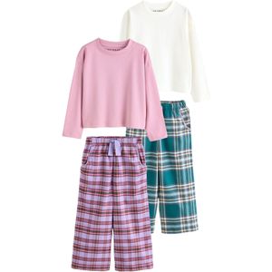 Next Nachtkledij  smaragd / lila / rosa / wit