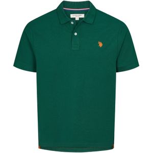 U.S. POLO ASSN. Overhemd 'Alfred'  donkergroen