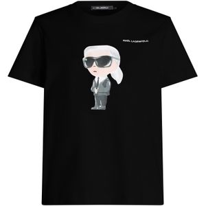 Karl Lagerfeld Shirt  zwart / wit