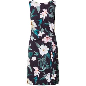 Blousejurk - Bloemenprint - Gevoerd - Mouwloos - Normale Pasvorm