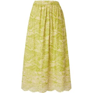 ONLY Rok 'ONLLOU'  crème / olijfgroen