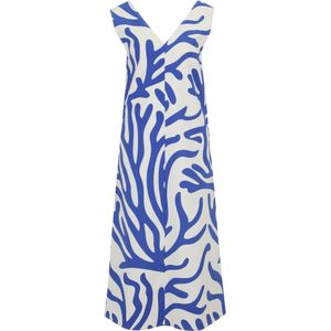 Guido Maria Kretschmer Women Zomerjurk 'Charlotta'  blauw / offwhite
